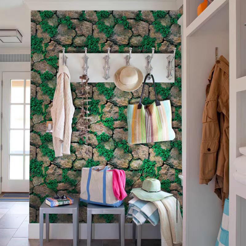 Yancorp 10ft Brick Contact Paper Peel and Stick Wallpaper Self-Adhesive Stone Contact Paper Fireplace Kitchen Backsplash Covers - Image 3